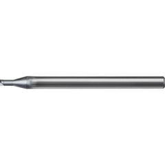 Corner Radius End Mill: 1.50 mm Dia, 0.75 mm LOC, 0 deg Helix, UDC Coated, Corner Radius End, Centercutting Series UDCLRS