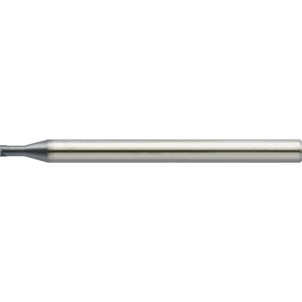 Corner Radius End Mill: 0.30 mm Dia, 0.15 mm LOC, 0 deg Helix, UDC Coated, Corner Radius End, Centercutting Series UDCLRSF