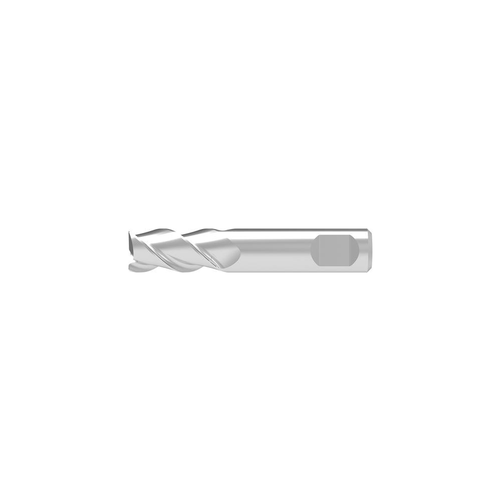 Corner Chamfer End Mill: 2.80 mm Dia, 6.00 mm LOC, 3 Flute, 0.05 mm Chamfer Width, Solid Carbide