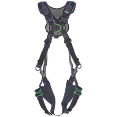 Fall Protection Harnesses:  400.000 Lb,  Standard Style,  Size X-Large,  For Confined Space, General Industry & General Purpose,  Polyester, Back & Front D-Ring