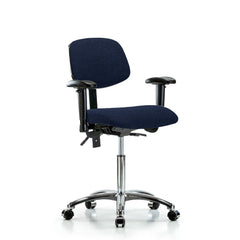 Task Chair Task Chair: Olefin, 29" Seat Height, Navy Blue