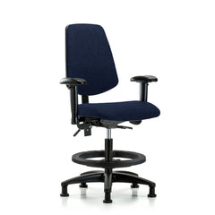 Task Chair Task Chair: Olefin, 28-1/4" Seat Height, Navy Blue