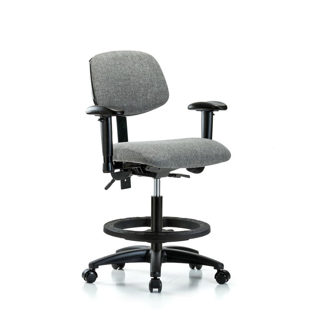 Task Chair Task Chair: Olefin, 28-1/4" Seat Height, Gray