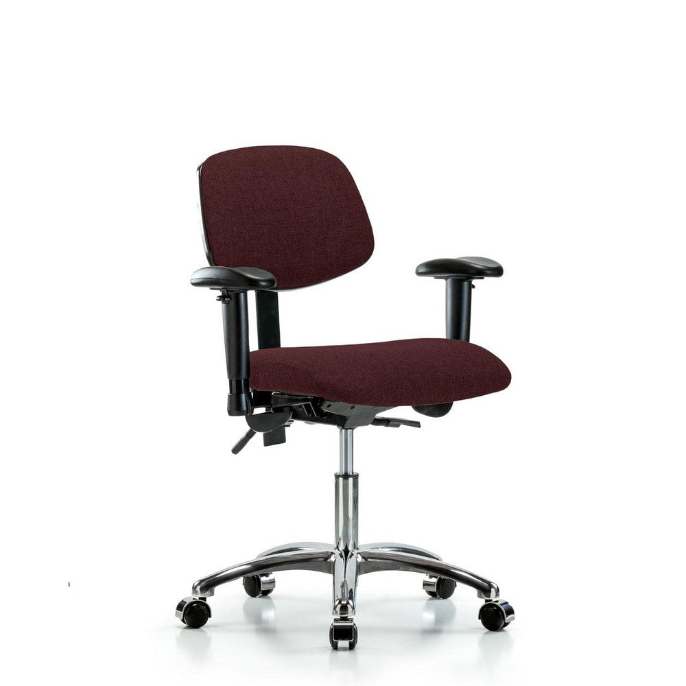 Task Chair Task Chair: Olefin, 24" Seat Height, Burgundy