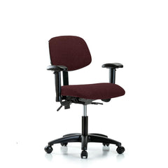 Task Chair Task Chair: Olefin, 23" Seat Height, Burgundy