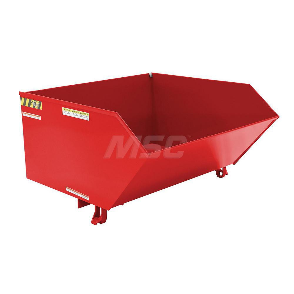 Stationary Tilt Hopper: 4,000 lb Capacity, 51" Wide, 51.19" Long, 28.125" High