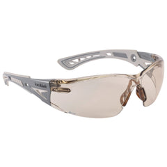 Safety Glasses: Platinum & Anti-Fog & Anti-Scratch, Polycarbonate, Copper Lenses, Frameless