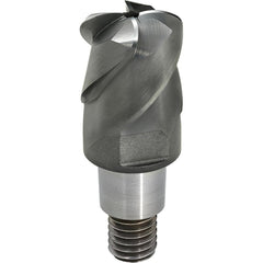 Corner Radius & Corner Chamfer End Mill Heads; Mill Diameter (mm): 15.88; Mill Diameter (Inch): 5/8; Length of Cut (mm): 0.9900; Number Of Flutes: 4