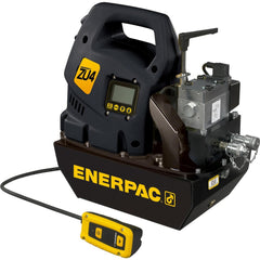 Power Hydraulic Pumps & Jacks; Type: Electric Hydraulic Pump; 1st Stage Pressure Rating: 10000; 2nd Stage Pressure Rating: 10000; Pressure Rating (psi): 10000; Oil Capacity: 1.75 gal; Actuation: Electric