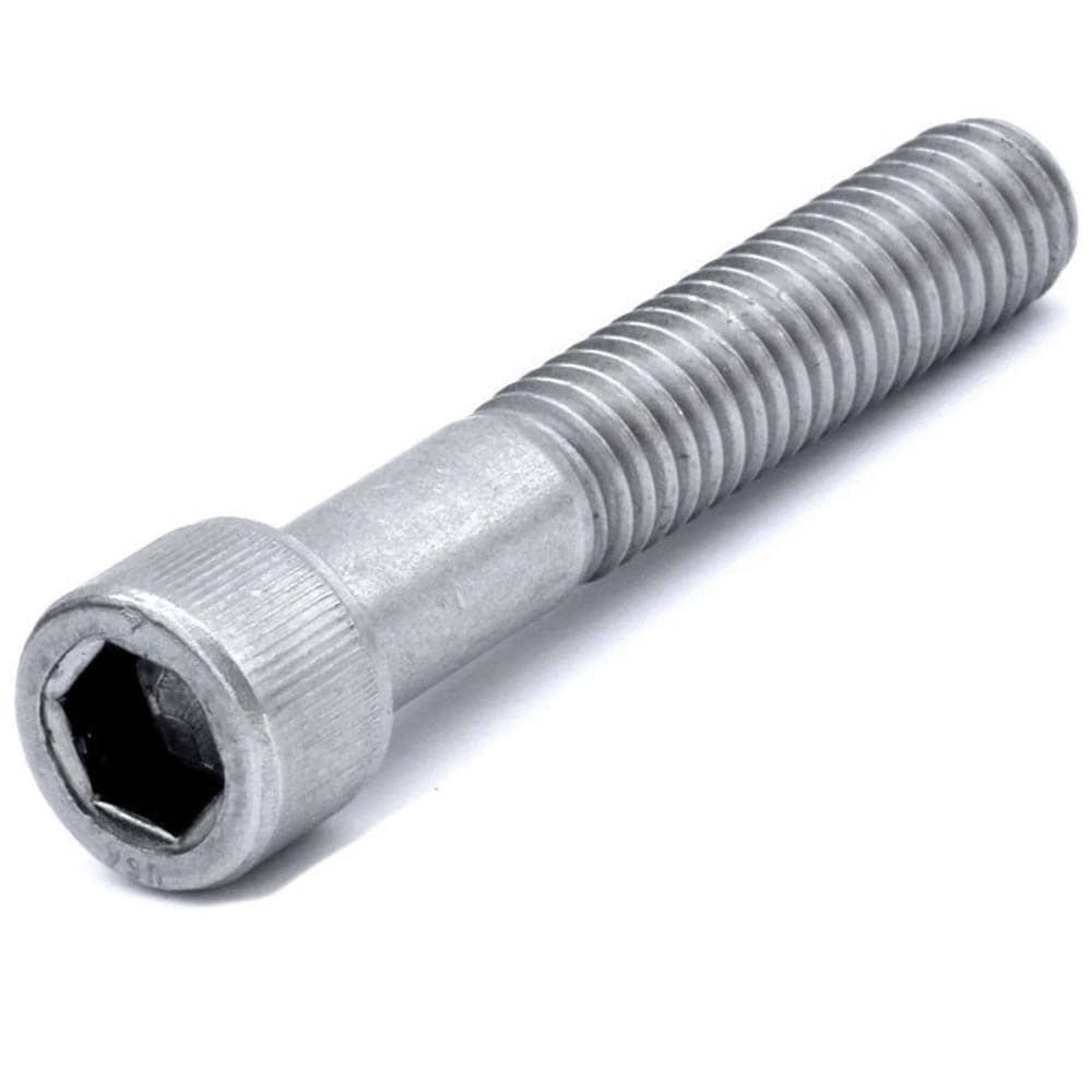 Hex Socket Cap Screw: 5/8-11 Thread, 2-1/2" Length Under Head, Stainless Steel, Bright/Uncoated Finish