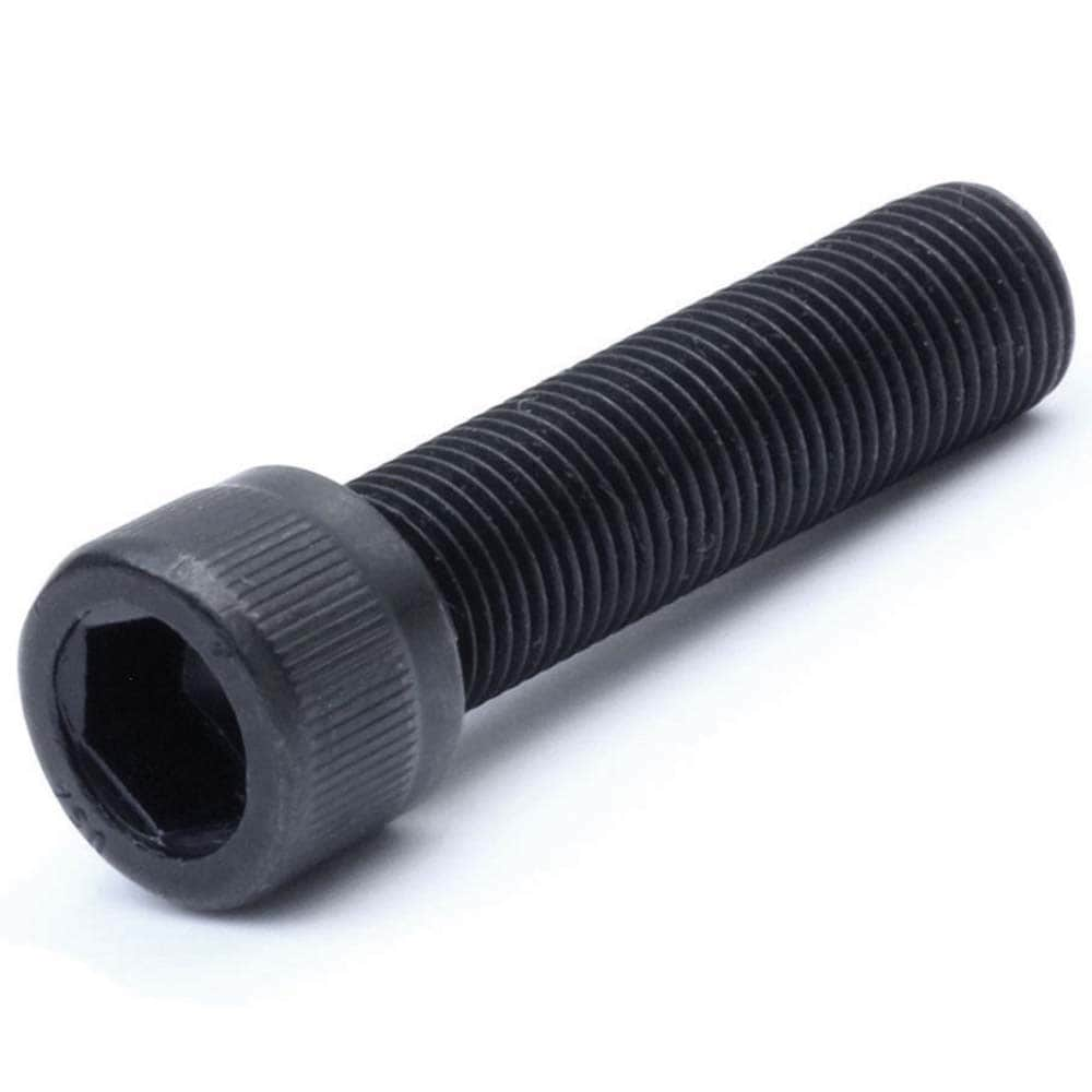 Hex Socket Cap Screw: 5/16-32 Thread, 1-1/2" Length Under Head, Alloy Steel, Black Oxide Finish