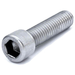 Hex Socket Cap Screw: #3-56 Thread, 1/4" Length Under Head, Stainless Steel, Bright/Uncoated Finish