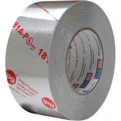 Silver Aluminum Foil Tape: 60 yd Long, 3" Wide, 4 mil Thick