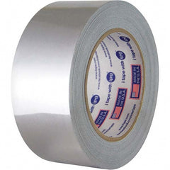 Silver Aluminum Foil Tape: 60 yd Long, 1/2" Wide, 4.7 mil Thick