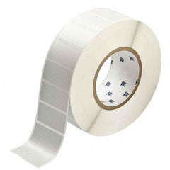 Label Maker Label: Silver, Metallized Polyester, 3,000 per Roll