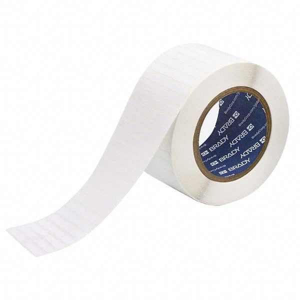 Label Maker Label: White, Polyester, 1-1/4" OAW, 10,000 per Roll