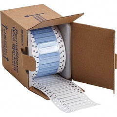 Label Maker Label: White, Polyolefin, 500 per Roll