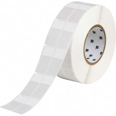 Label Maker Label: Clear & White, Vinyl, 3,000 per Roll