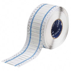 Label Maker Label: White, Polyolefin, 2,500 per Roll