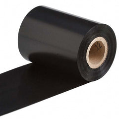 Printer Ribbon: 3.27" Wide, 984' Long, Black, Resin