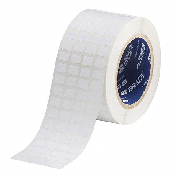 Label Maker Label: White, Polyester, 1/2" OAW, 10,000 per Roll