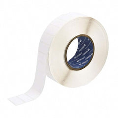 Label Maker Label: White, Nylon, 1-1/2" OAW, 3,000 per Roll