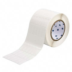 Label Maker Label: White, Cloth, 1/2" OAW, 5,000 per Roll