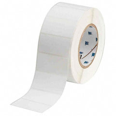 Label Maker Label: White, Paper, 2,000 per Roll