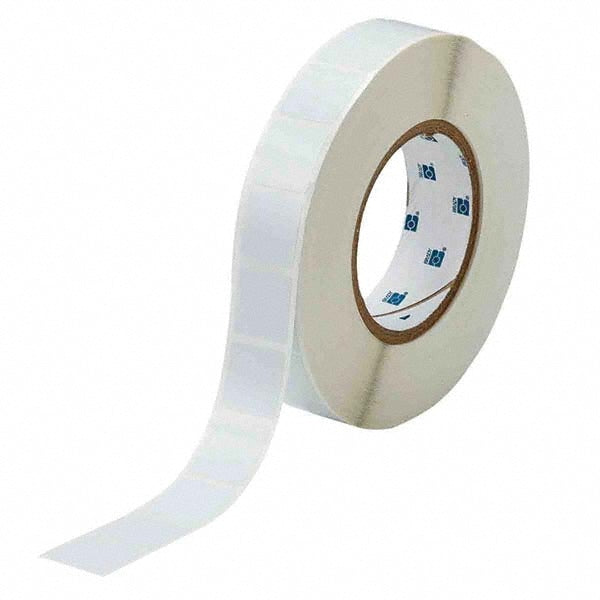 Label Maker Label: White, Polyester, 3,000 per Roll