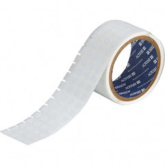 Label Maker Label: White, Polyester, 3,000 per Roll