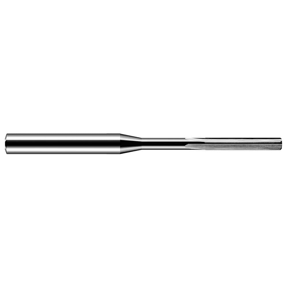 Chucking Reamer: 3/8" Dia, 6" OAL, 1-1/4" Flute Length, Straight-Cylindrical Shank, Solid Carbide