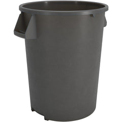 Trash Cans & Recycling Containers; Product Type: Trash Can; Type: Waste Bin Trash Container; Container Capacity: 32.00; Container Shape: Round; Lid Type: No Lid; Container Material: Polyethylene; Color: Gray; Material: Polyethylene