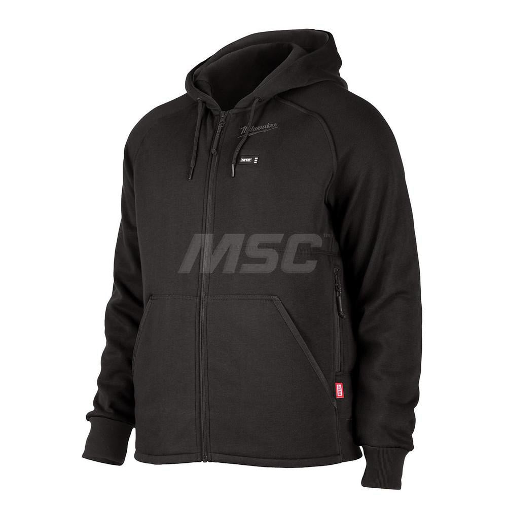 Work Hooded: Size 3X-Large, Polyester, Zipper Closure