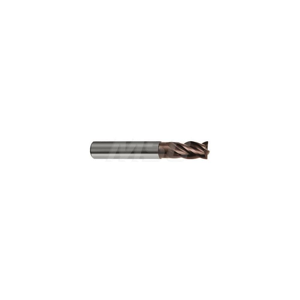 Corner Chamfer End Mill: 12.00 mm Dia, 16.00 mm LOC, 4 Flute, Solid Carbide