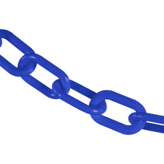 Barrier Rope & Chain; Type: Safety Chain; Snap End Material: Polyethylene, Plastic; Hook Fitting Material: Plastic; Color: Blue; Link Type: Straight Link; Rope/ Chain Material: Polyethylene, Plastic