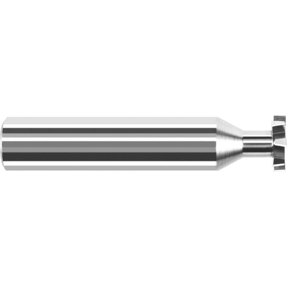 Woodruff Keyseat Cutter: 1/4" Cut Dia, 3/32" Cut Width, 1/4" Shank Dia, Staggered Tooth