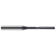 Chucking Reamer: 9/32" Dia, 6" OAL, 1-1/8" Flute Length, Straight-Cylindrical Shank, Solid Carbide