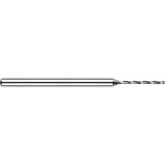 Micro Drill Bit: 0.0270" Dia, 130 deg, Solid Carbide