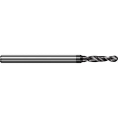 Micro Drill Bit: 8.00 mm Dia, (0.3150"), 130 deg, Solid Carbide