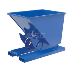 Stationary Tilt Hopper: 4,000 lb Capacity, 34" Wide, 53" Long, 39" High