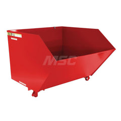 Stationary Tilt Hopper: 4,000 lb Capacity, 51" Wide, 56.56" Long, 38.625" High