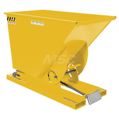 Stationary Tilt Hopper: 2,000 lb Capacity, 32" Wide, 61.13" Long, 42.6875" High