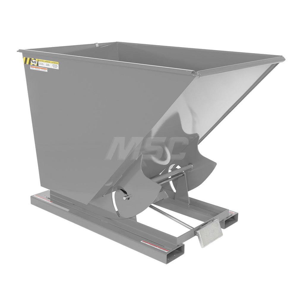 Stationary Tilt Hopper: 2,000 lb Capacity, 44" Wide, 68.31" Long, 51.8125" High