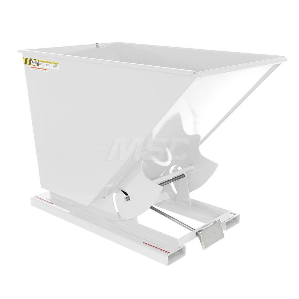 Stationary Tilt Hopper: 2,000 lb Capacity, 44" Wide, 68.31" Long, 51.8125" High