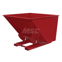 Stationary Tilt Hopper: 6,000 lb Capacity, 70" Wide, 69" Long, 52" High