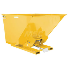 Stationary Tilt Hopper: 2,000 lb Capacity, 70" Wide, 68.38" Long, 51.75" High