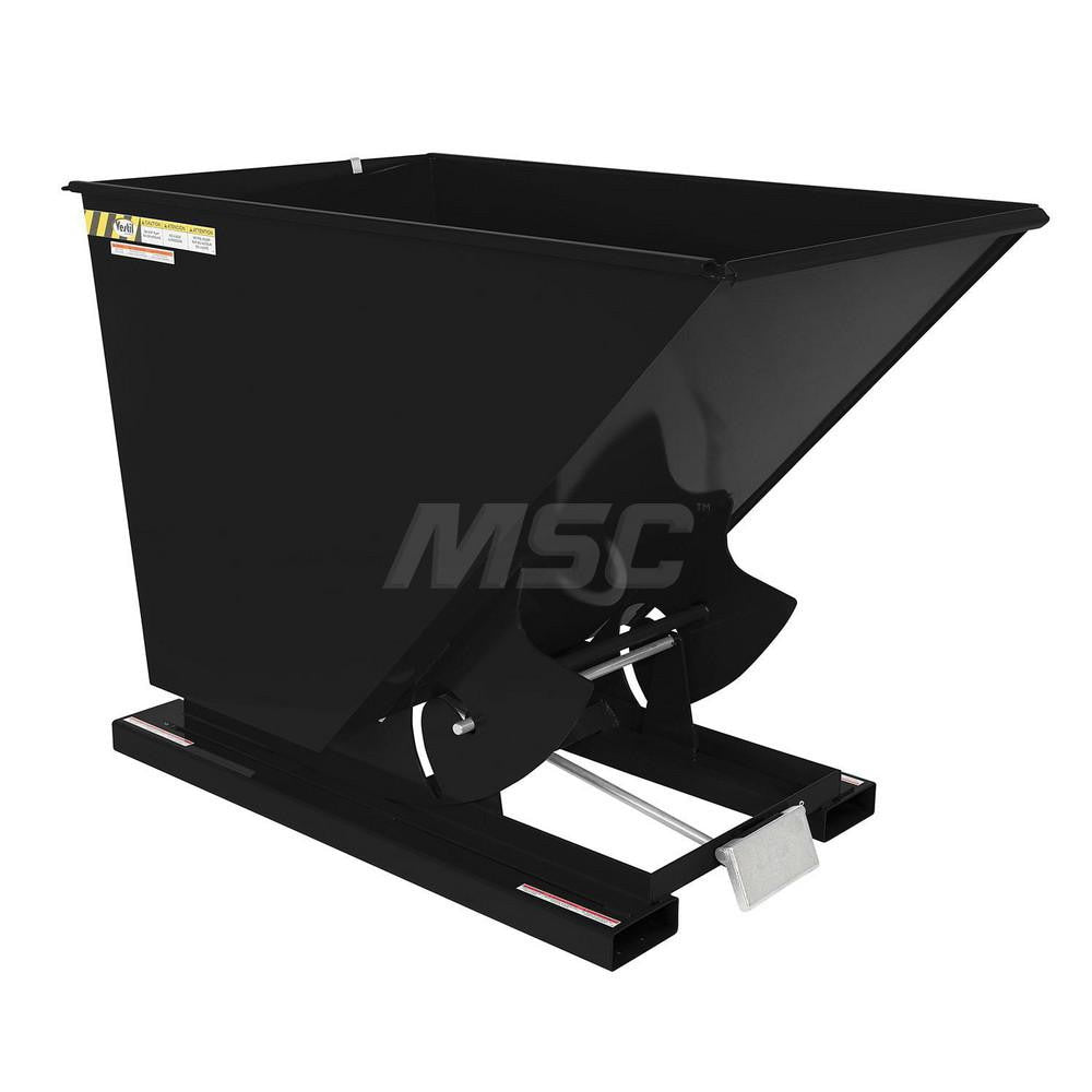 Stationary Tilt Hopper: 6,000 lb Capacity, 44" Wide, 68.38" Long, 51.8125" High