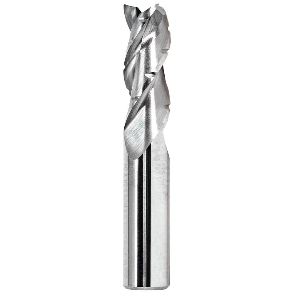 Corner Radius End Mill: 3/4" Dia, 2-1/2" LOC, 0.0600" Radius, 3 Flute, Solid Carbide