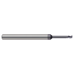 Square End Mill: 1.00 mm Dia, 4 Flute, Solid Carbide