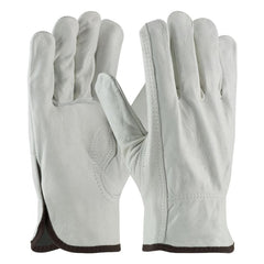 Work Gloves: PiP 68-163, Size X-Large, Split Cowhide Leather Lined, Split Cowhide, General Purpose